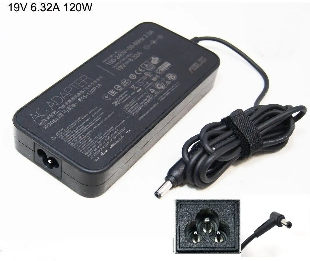Monster a5 v15.2 120 Watt 19V 6.32A  5.5*2.5 Orjinal Notebook Standart Adaptör