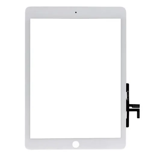 Apple iPad 5. Nesil A1822 A1823 Dokunmatik Panel Beyaz Üst Cam (Home Tuşu Üzerinde)