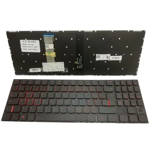 Lenovo Legion Y7000 Y7000p 81lf 81hc 81ld 81ns 81t0 Y545 81t2 81q6 Y540-17irh 81t3 81q4 Y540-15irh 81sy 81rj 81sx Notebook Klavye (Siyah Aydınlatmalı 