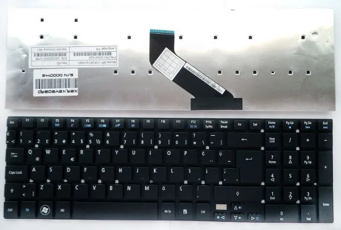 Acer Aspire ES1-512 ES1-520 ES1-522 ES1-531 ES1-571 ES1-572 ES1-711 ES1-711G ES1-731G Klavye Türkçe 