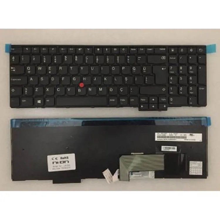 Lenovo ThinkPad E540,W540, W550, W541, T540, T550, T560, E531, L540, L570, P50S Notebook Klavye (Siyah Türkçe)