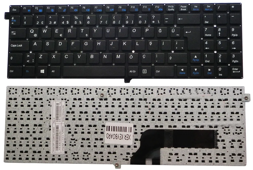 Exper Ultranote A5B-530 Klavye Türkçe MP-12C96TQ-4305W