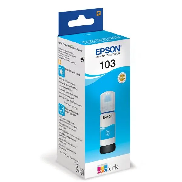 Orjinal Epson C13T00S24A 103 65 ML Mavi Mürekkep Cyan