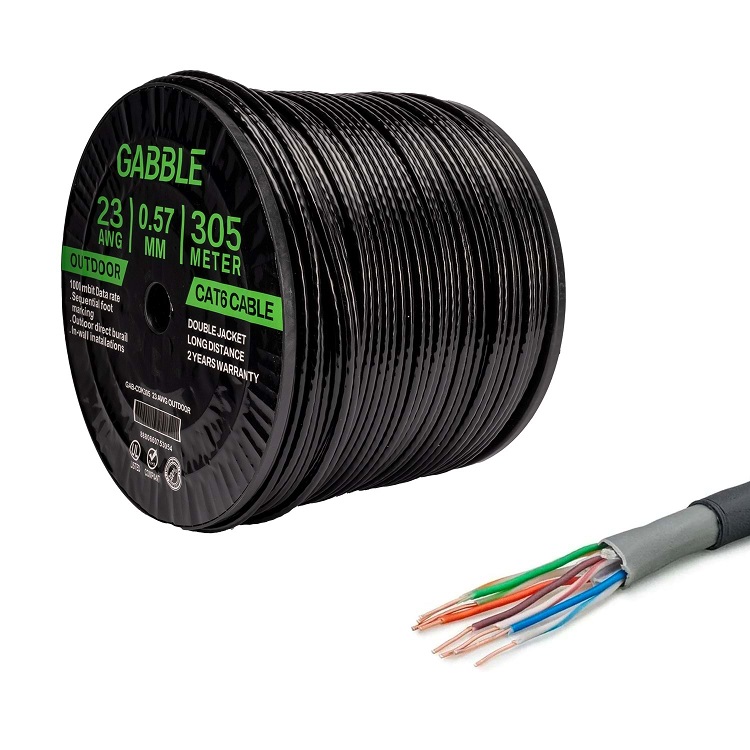 Gabble Gab-cds305 Cat6 305 Metre Dış Ortam Kablo 0.50mm