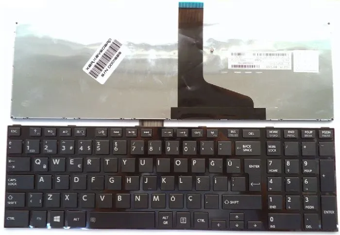 Toshiba C850, Toshiba C855, Toshiba C855d, Toshiba C870, Toshiba C870D, Toshiba P850, Toshiba P855 Klavye Türkçe MP-11B96TQ-528W