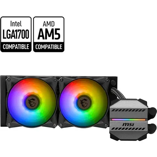 MSI MAG Coreliquid M240 ARGB 240mm Intel-AMD Uyumlu Sıvı Soğutucu