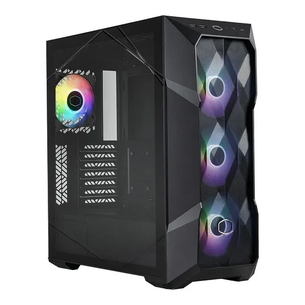COOLER MASTER MASTERBOX TD500 V2 MESH 4x120mm ARGB LED FANLI SİYAH KASA