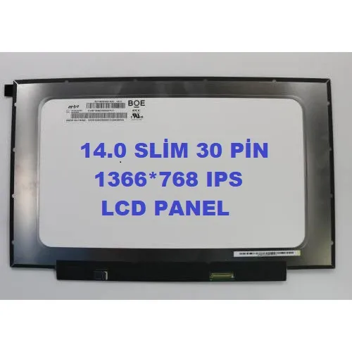 B140XTN07.3 B140XTN07.3 HW0A Notebook Lcd Ekran (14.0 Slim 30 Pin 1366*768 Dar Kasa)