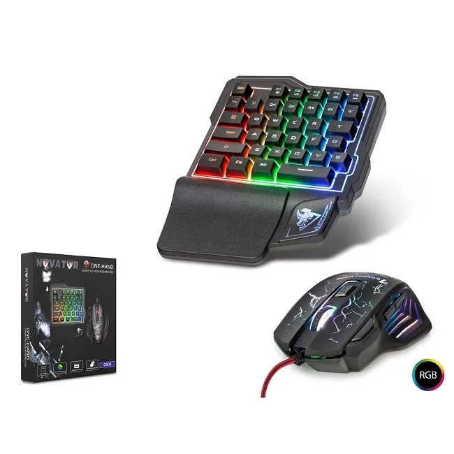 Hadron G506 Türkçe Q Oyun Klavye Mouse Set Ledli