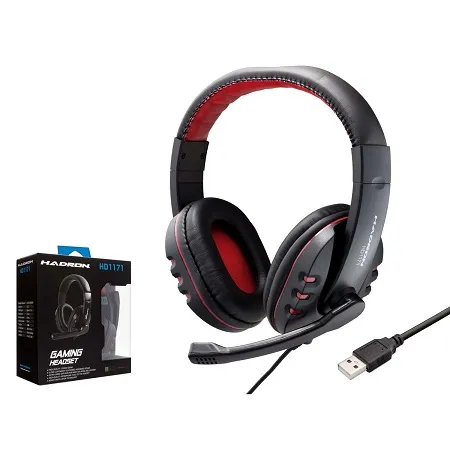 HADRON HD1171 KULAKLIK MİKROFONLU PC OYUN USB(PS4 UYUMLU)
