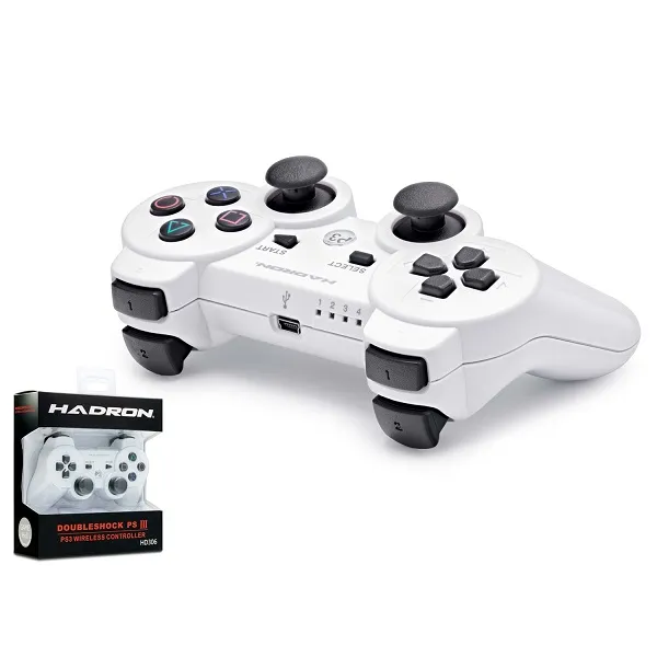 Hadron Beyaz Pc Ps3 Kablosuz Analog Oyun Kolu Joypad Dual Shock Joystick Gamepad Beyaz