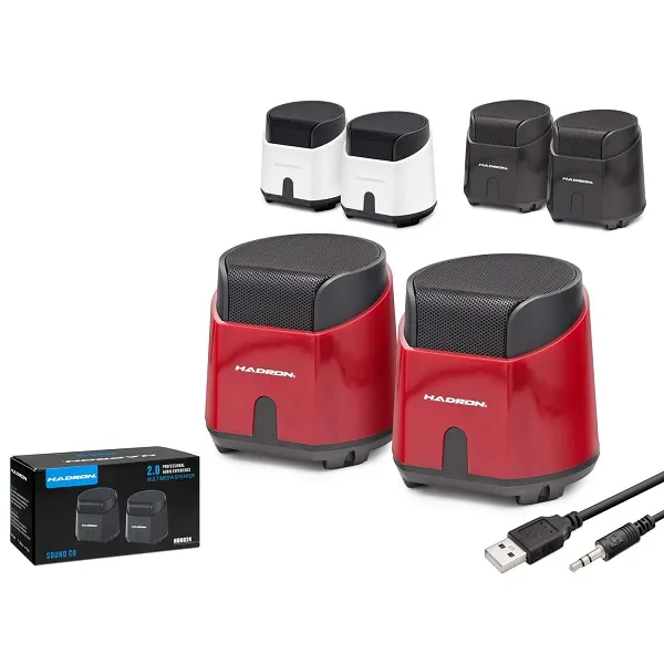 Hadron HD6024 Usb 2.0 1+1 Multimedia Siyah Hoparlör