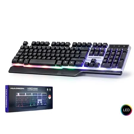 HADRON Hd860 Led Aydınlatmalı Usb Oyuncu Klavye