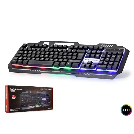 Hadron HD863 Usb Kablolu RGB Işıklı Metal Gaming Q Klavye