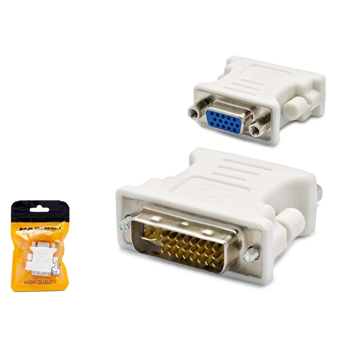 HADRON HDX1261(4002) ADAPTÖR ÇEVİRİCİ DVI TO VGA M/F 24+5