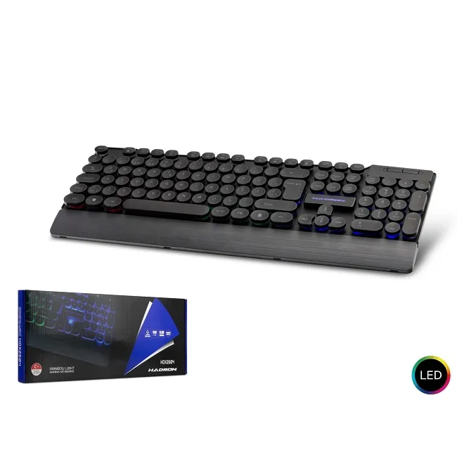 Hadron HDX2604 Oyuncu Klavye Kablolu Q TR LEDLİ