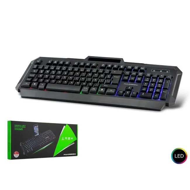 Hadron HDX2605 Oyuncu Klavye Kablolu Q TR LEDLİ