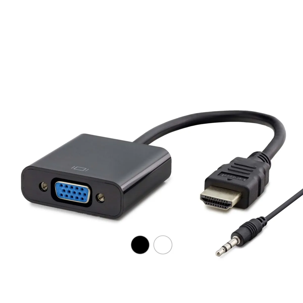 Hadron HDX2019 (4105) HDMI To VGA Çevirici Adaptör Kablo +Sesli
