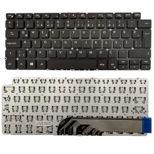 Dell Latitude 3301 3410 P129G001 Notebook Klavye (Siyah TR)