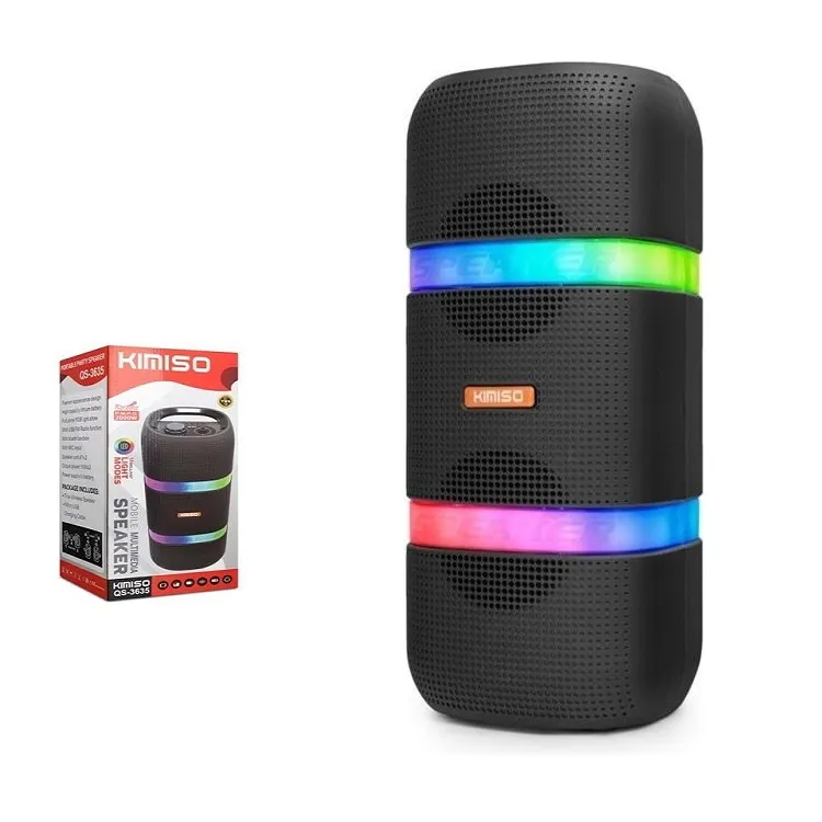 Kımıso QS3635 Hoparlör Rgb LED Fm Radyo 2X5W