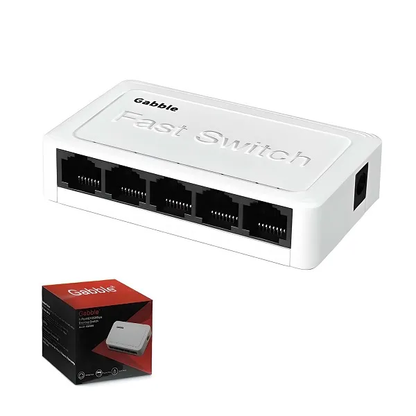Gabble GAB-SWC05 5 Port Megabit Ethernet Switch 