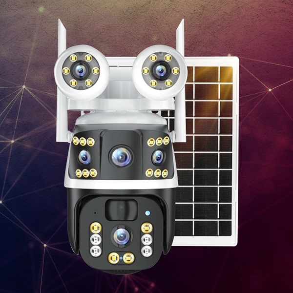 O-KAM-3928 6MP 4G SOLAR Dual Lens PTZ Kamera