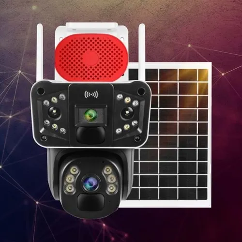 O-KAM 3915 4g 6mp Dual Lens Güneş Panelli Ptz Solar Sirenli Kamera