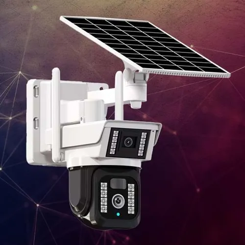 O-kam-3940 6 Mp 4G Solar Dual Lens Ptz Kamera