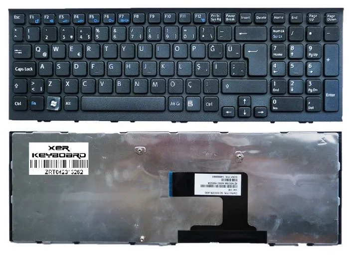 Sony Vpc-Eh VPCEH VPC-EE VPC-EL PCG-71811M V116646fk1 Aehk1a00020 Sony Vaio PCG-71811L PCG-71911L PCG-71912L PCG-71913L PCG-71914L Klavye Q-Türkçe