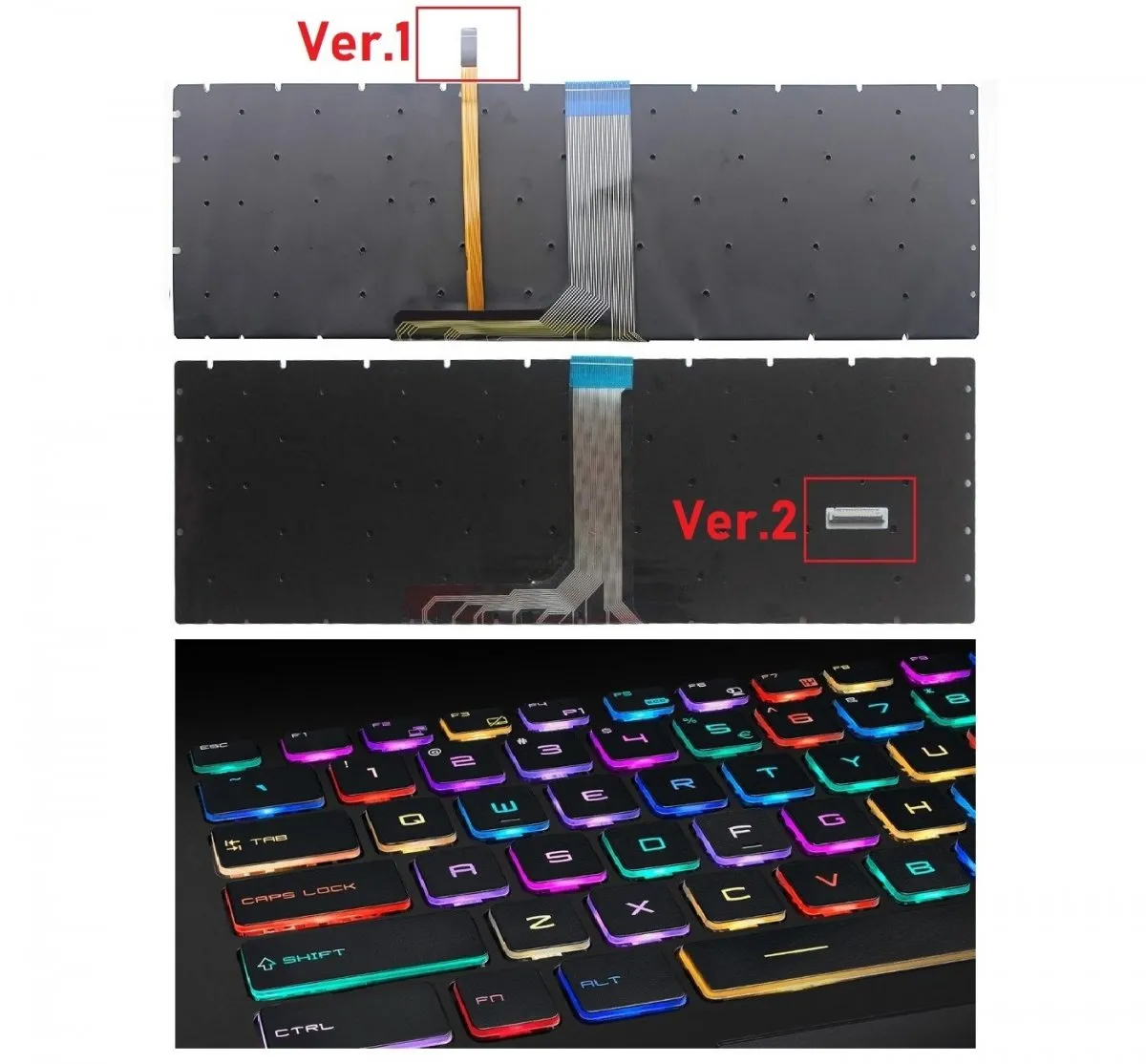 MSI MS-16P7 (GP63) Klavye V2 Işıklı (RGB)