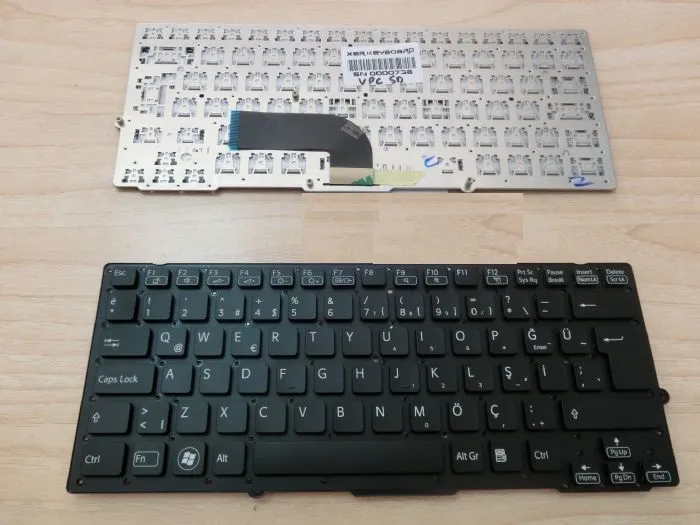 Sony Vaio VPC-SA VPCSA VPC-SB VPCSB VPCSA VPCSB VPCSC VPCSD PCG-41214M PCG-41218M PCG-4121EM PCG-4121GM PCG-41216L PCG-4121 Türkçe Klavye TuşTakımı