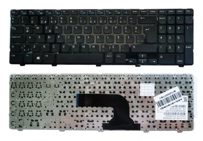 Dell Vostro 2521, Vostro V2521, Vostro 3521 Klavye Türkçe PK130SZ3A00 MP-12F83US-698