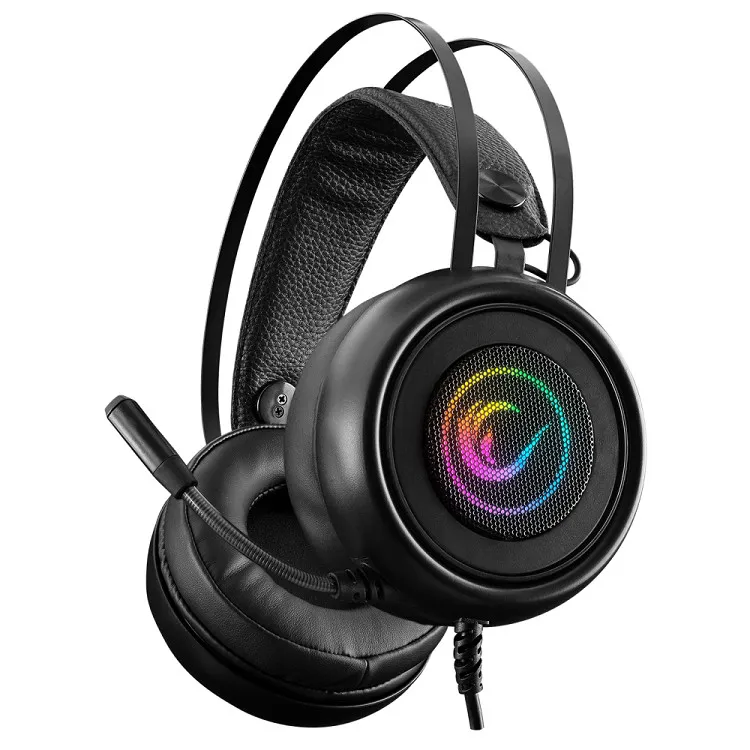 Rampage SN-R8 VANDAL Siyah USB 7.1 Rainbow Led + Ses Kontrollü Mikrofonlu Oyuncu Kulaklığı