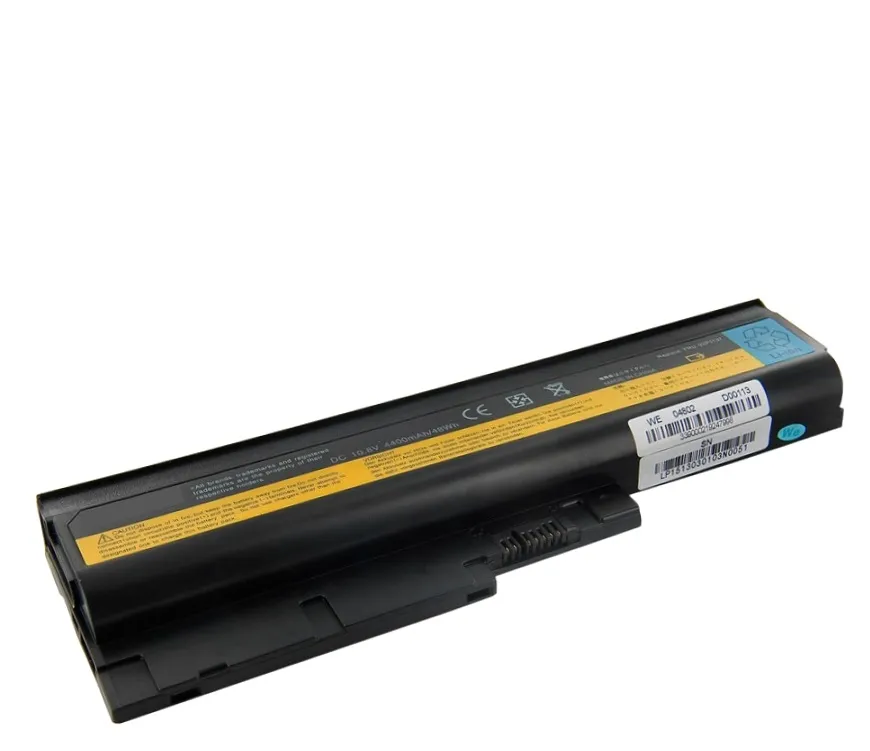 Lenovo SL300 SL400 SL500 LENOVO Thinkpad R60, R60e, R60i, R61, R61e, R61i Thinkpad T60, T60p, T61, T61p Notebook Batarya 10.8V 4400 mAh