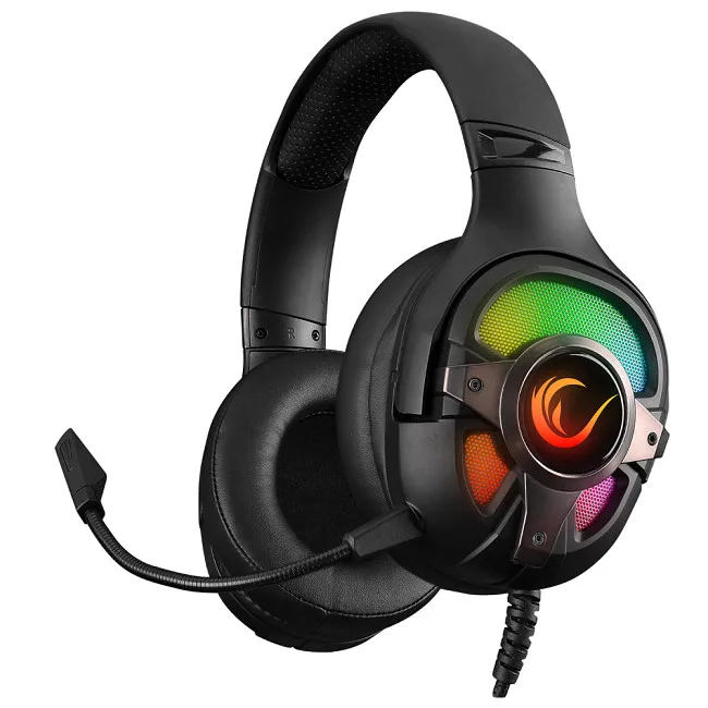 Rampage RM-K77 VIPERA Siyah USB 7.1 Version RGB Ledli Gaming Oyuncu Mikrofonlu Kulaklık