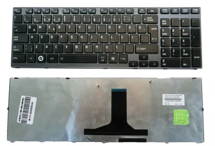 Toshiba P750, Toshiba P750D, Toshiba P755, Toshiba P755D, Toshiba P770, Toshiba P775 Klavye Türkçe MP-10N86TQ6698
