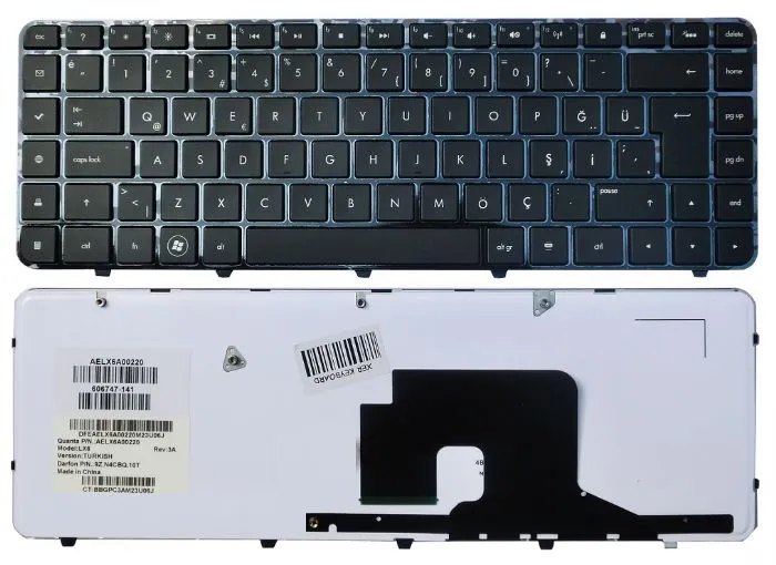 Hp Dv6-3000, Hp Dv6-3100 Klavye Türkçe AELX6A00220 LX6 LX8