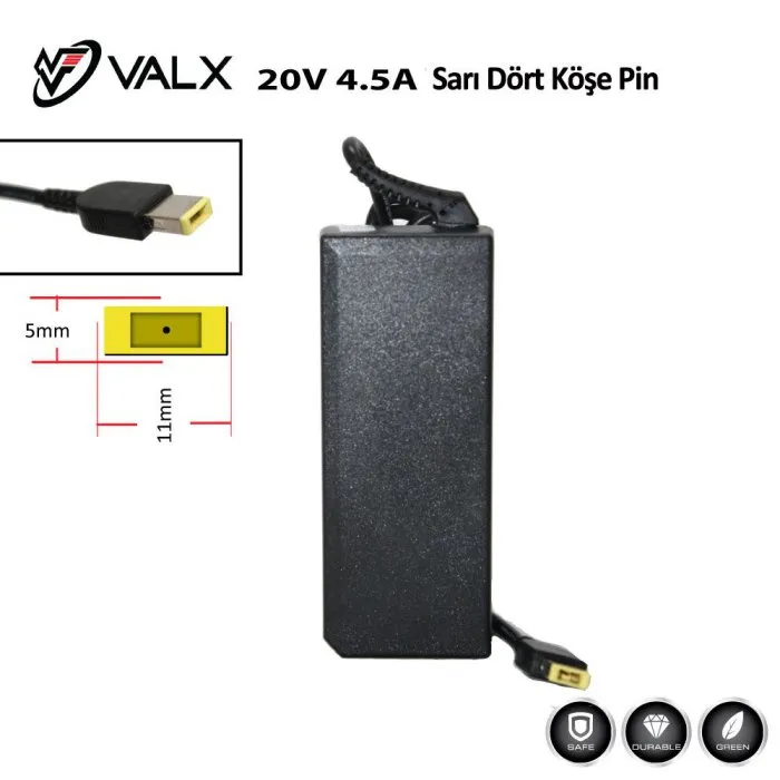 Lenovo 90 WATT 20V 4.5 A USB TİP NOTEBOOK ADAPTÖR