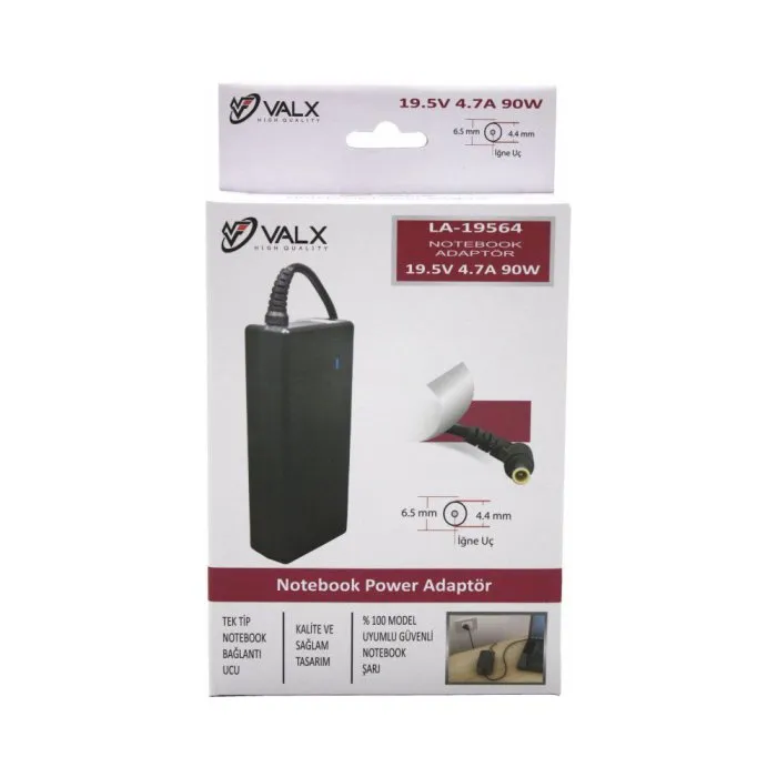 Sony 90 Watt 19.5V 4.74A Notebook Adaptör 6.0 X 4.4 mm.