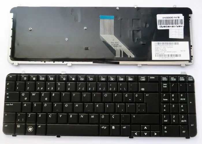Hp DV6-1000, Hp DV6-2000 Klavye Türkçe
