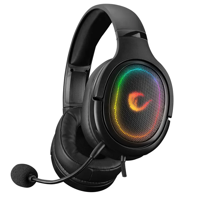 Rampage RX6 X-HORSE Siyah RGB Led 7.1 Gaming Mikrofonlu Oyuncu Kulaklığı