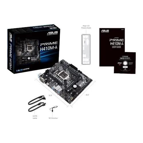 ASUS PRIME H410M-A DDR4 2933MHZ 1XVGA 1XHDMI 1XDVI 1XM.2 MATX 1200P