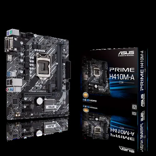 ASUS PRIME H410M-A/CSM DDR4 2933MHZ 1XVGA 1XHDMI 1XDVI 1XM.2 MATX 1200P