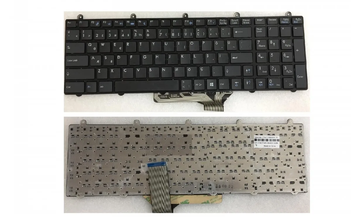MSİ MS-16F4 MS-1759 MS-1763 V132150AK1 V139922DK V132150AK1 v123322Lk1 MS-16GA MS-16GB MS-16GC MS-16GD MS-16GF MS-16GH klavye tuş takımı