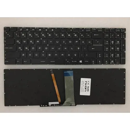 MSI GL62 GL62VR GL62M GL72 GE72 GF62 GE62 CX62 WS60 GS60 GS70 GT62 GT72 GP62 GP62VR GS63 GP72 GP73 GT73VR GS72 MS-16J9 MS-1792 Işıklı Q-Türkçe Klavye