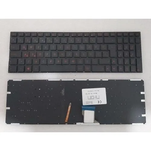 Asus Rog FX502 FX502V FX502VM FX502VD Notebook Klavye (Siyah TR Aydınlatmalı)