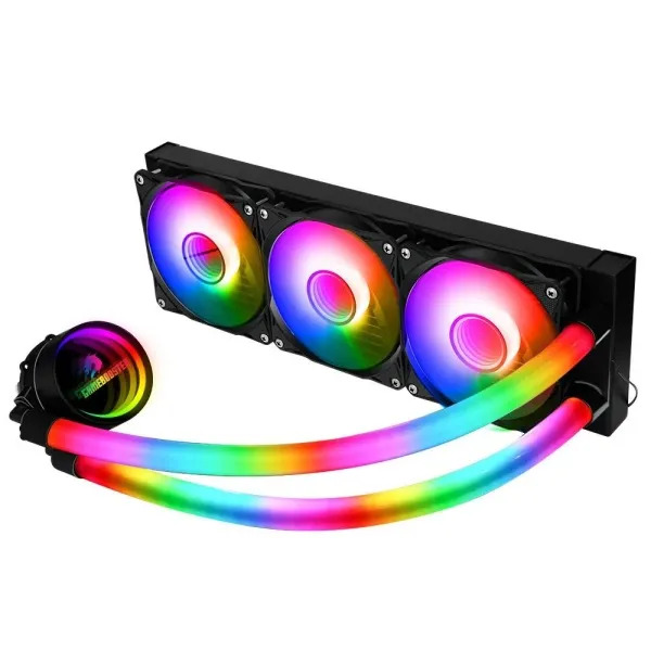 GAMEBOOSTER GB-LCS-PS360-BE INFINITY 360 BE ARGB FANLI 360MM (İNTEL/AM4) SERISI UYUMLU SIVI SOĞUTMA SISTEMI (SIYAH) 1700P / AM5