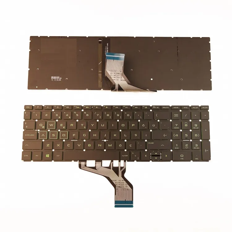 HP 15-CX 15-CN 15-CR 15-SC Notebook Klavye Işıklı