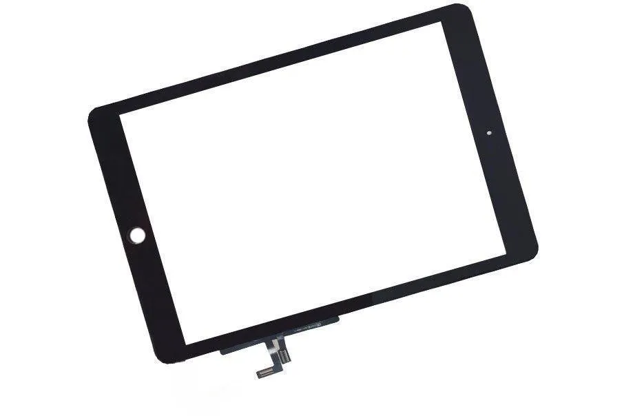 Apple iPad 5. Nesil A1822 A1823 Dokunmatik Panel Siyah Üst Cam (Home Tuşu Üzerinde)