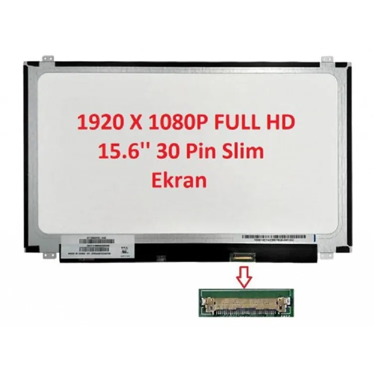Hp 15-DA2002NT 89CR32EA Lcd Ekran Panel 15.6 Led Slim Dar Soket Full HD 1920*1080